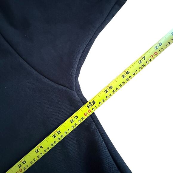 Adidas Trefoil Sweatshirt Adult Large Black Pockets Pullover Logo - Picture 4 of 5